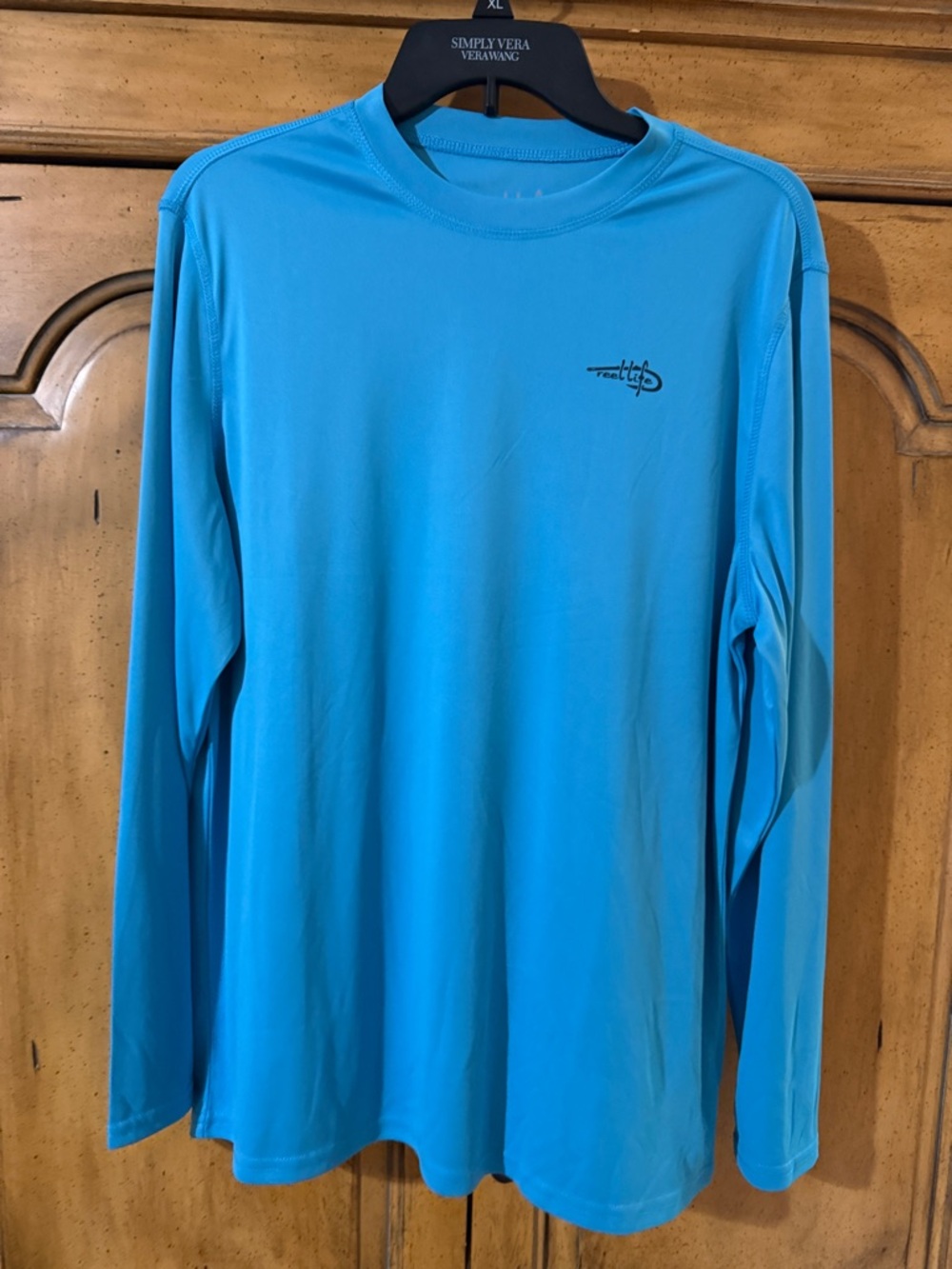 Reel Life Bright Blue Long-Sleeve Shirt- M